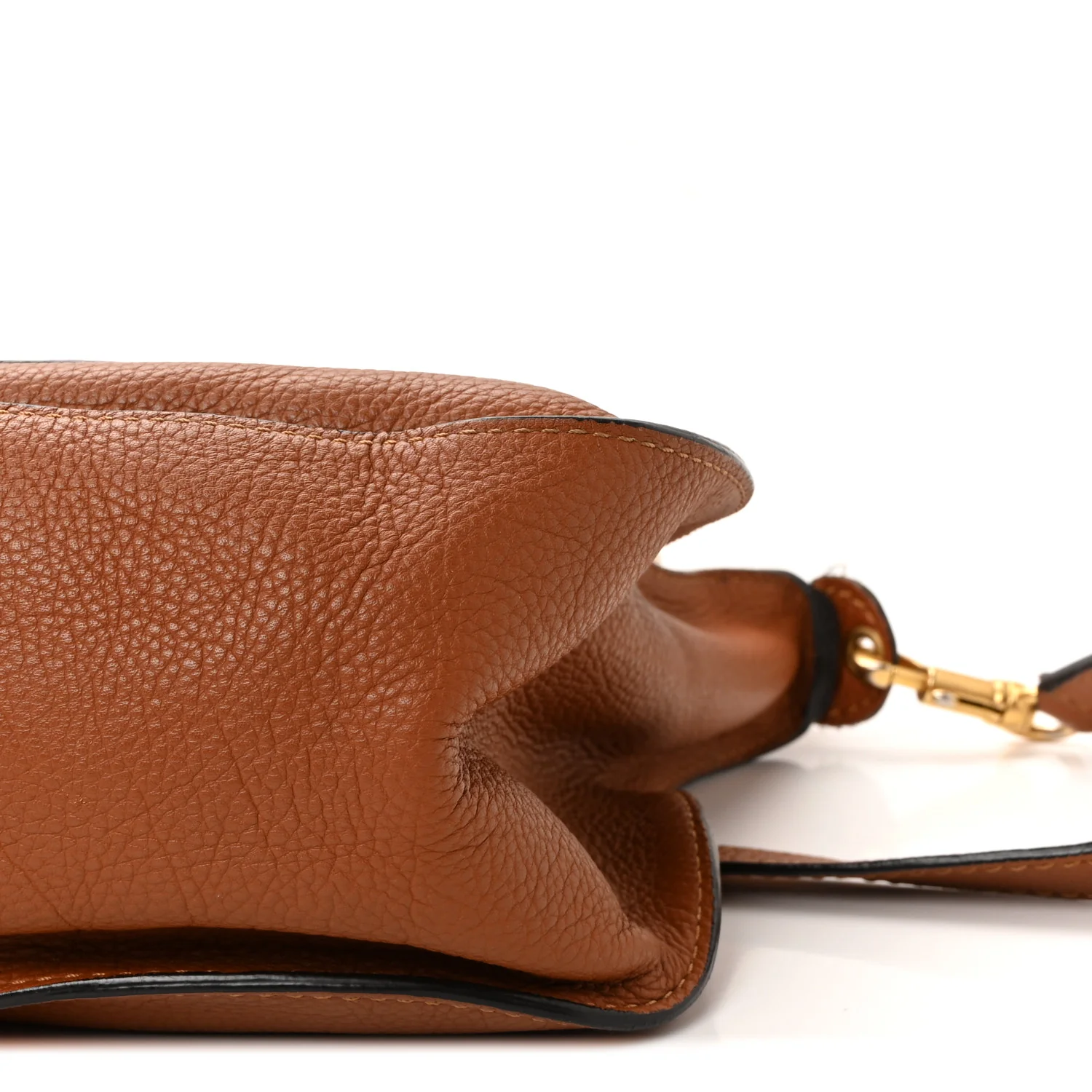 Calfskin Medium Marcie Satchel Tan - Image 16