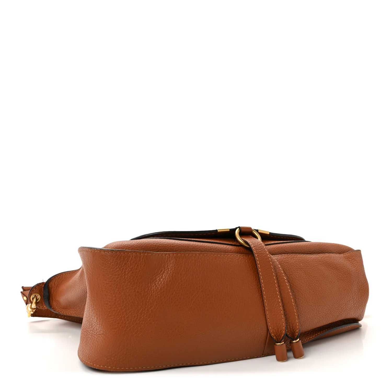 Calfskin Medium Marcie Satchel Tan - Image 7