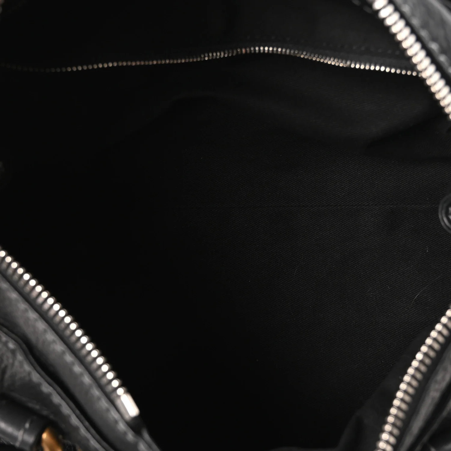 Calfskin Medium Paddington Satchel Black - Image 5