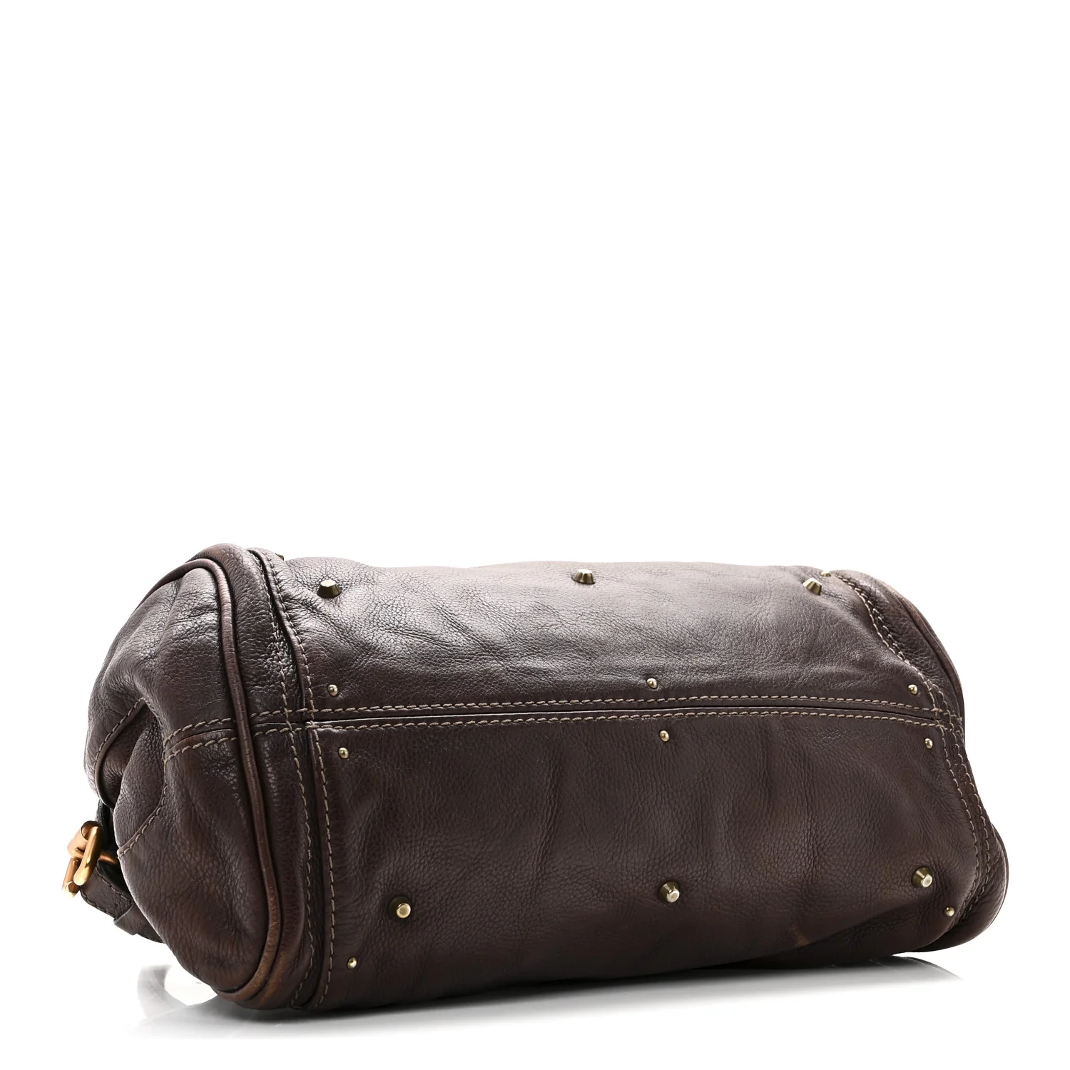 Calfskin Medium Paddington Satchel Chocolate - Image 4