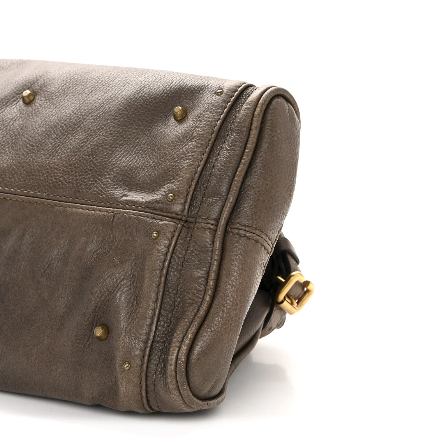 Calfskin Medium Paddington Satchel Chocolate - Image 10