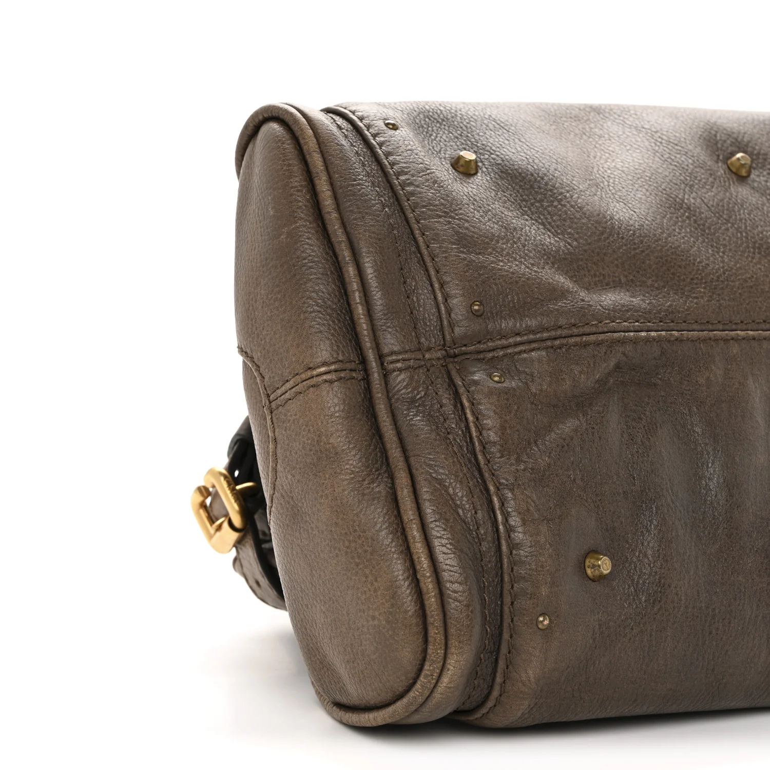 Calfskin Medium Paddington Satchel Chocolate - Image 9