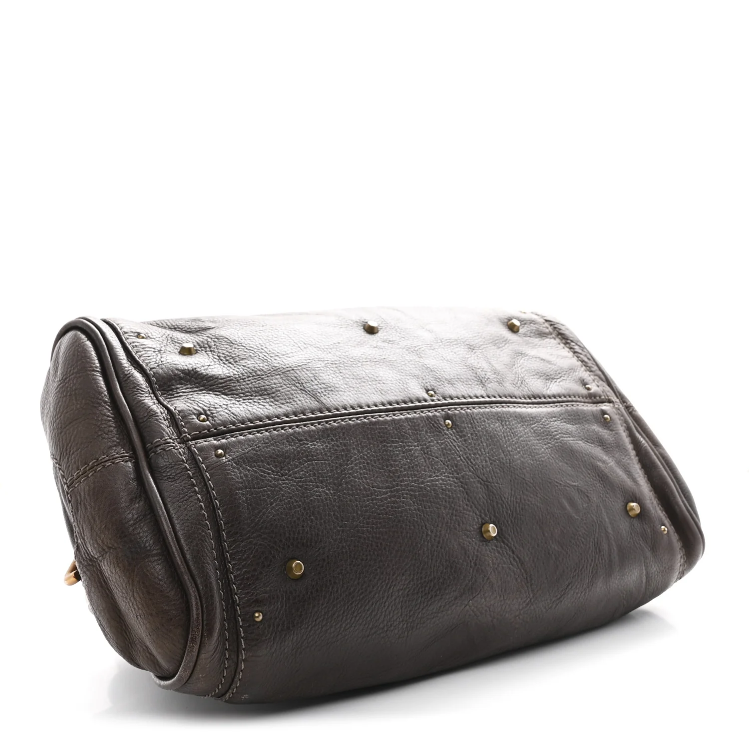 Calfskin Medium Paddington Satchel Chocolate - Image 4