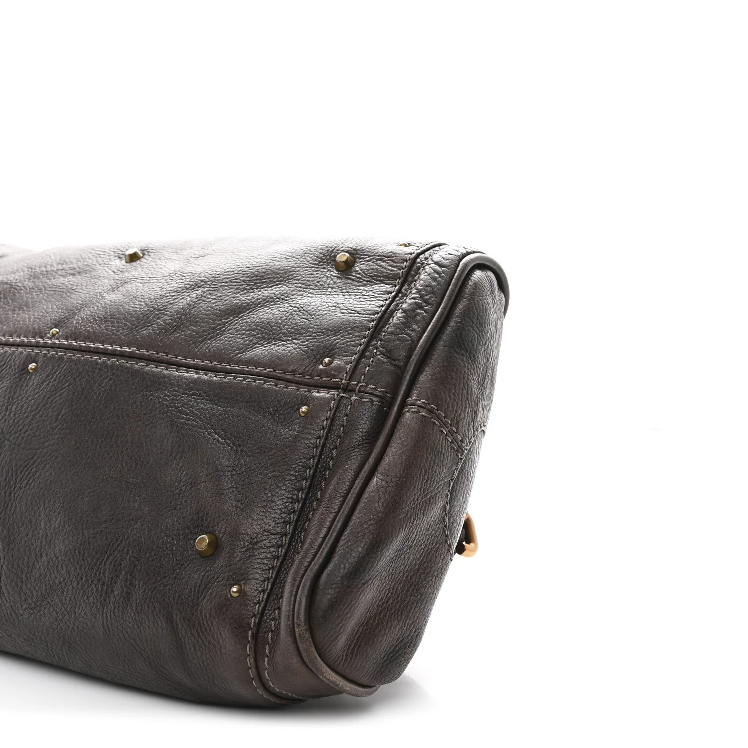 Calfskin Medium Paddington Satchel Chocolate - Image 9
