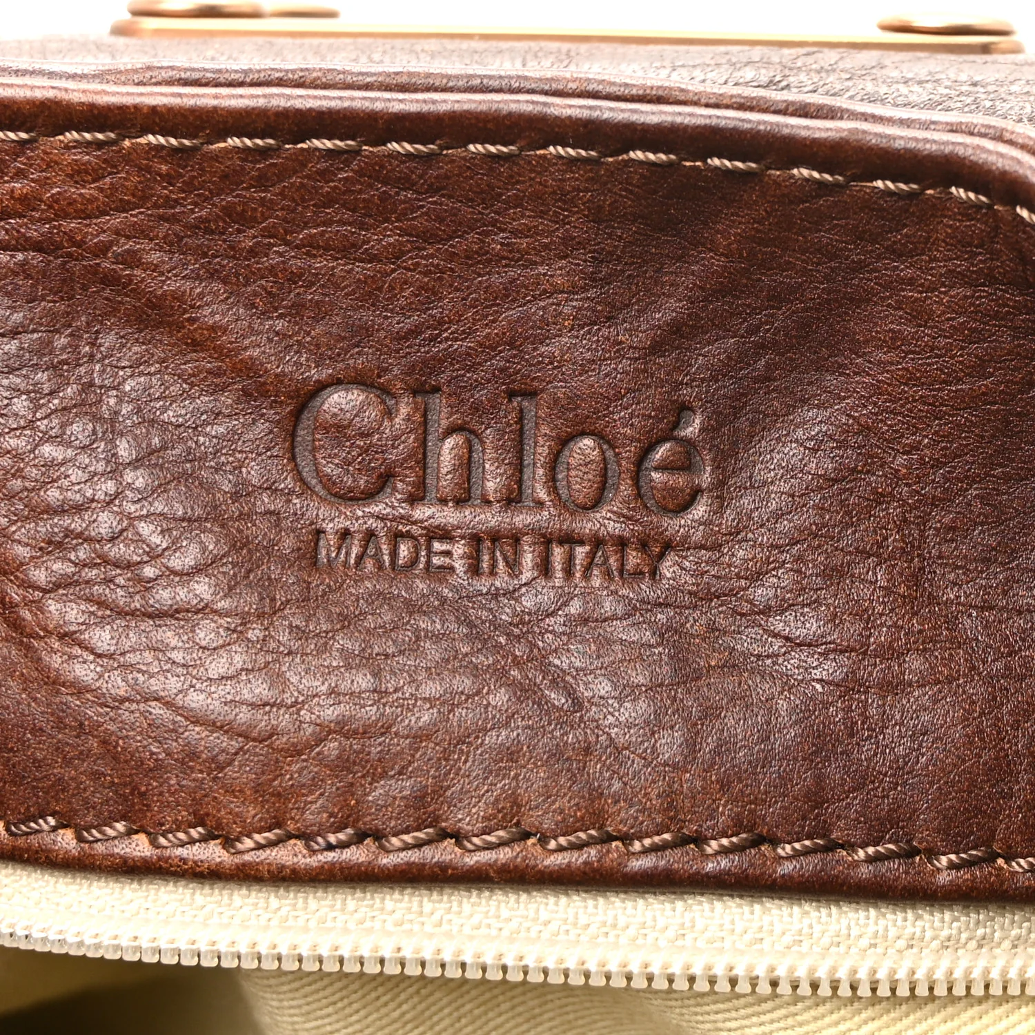 Calfskin Medium Paddington Satchel Chocolate - Image 6