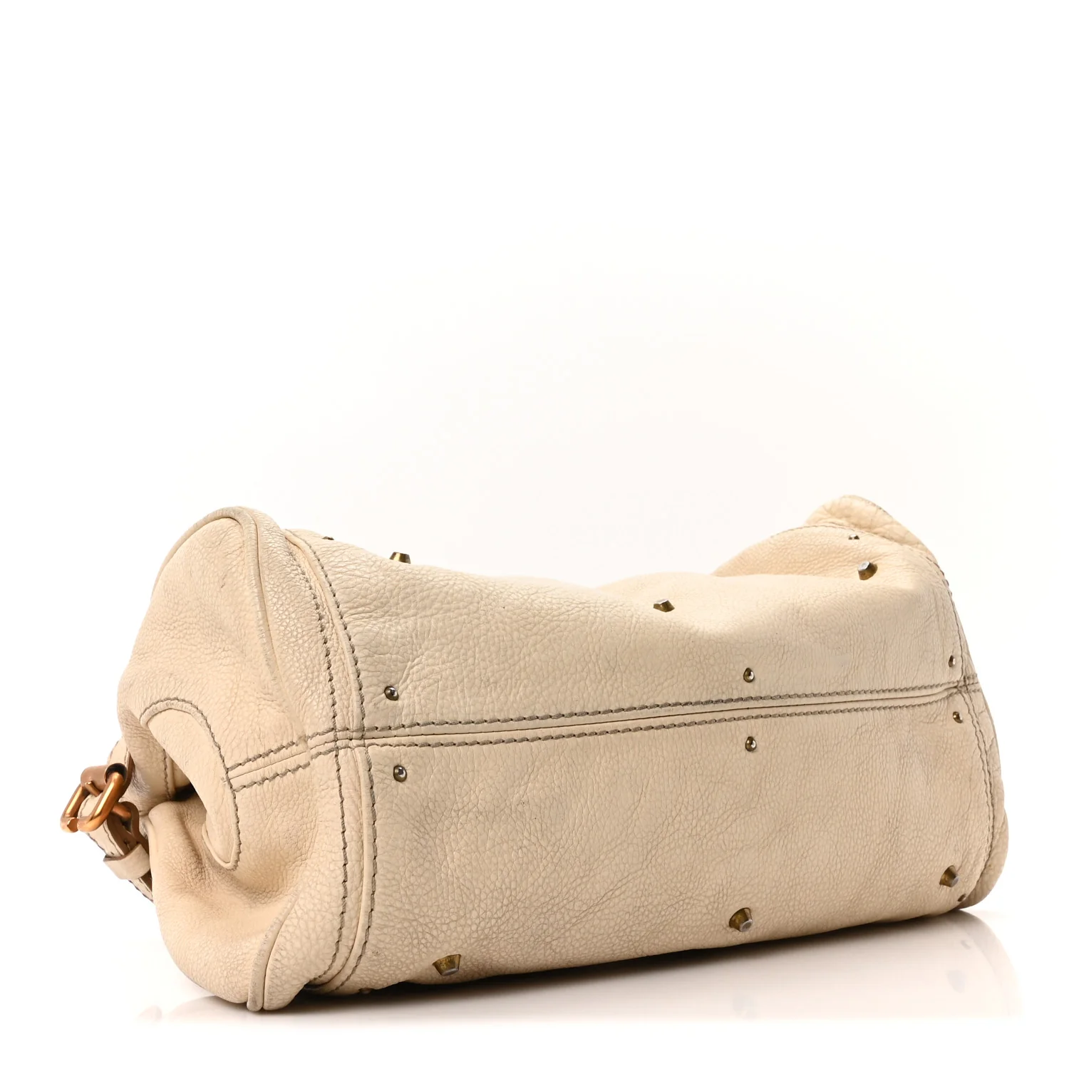 Calfskin Medium Paddington Satchel Ivory - Image 4