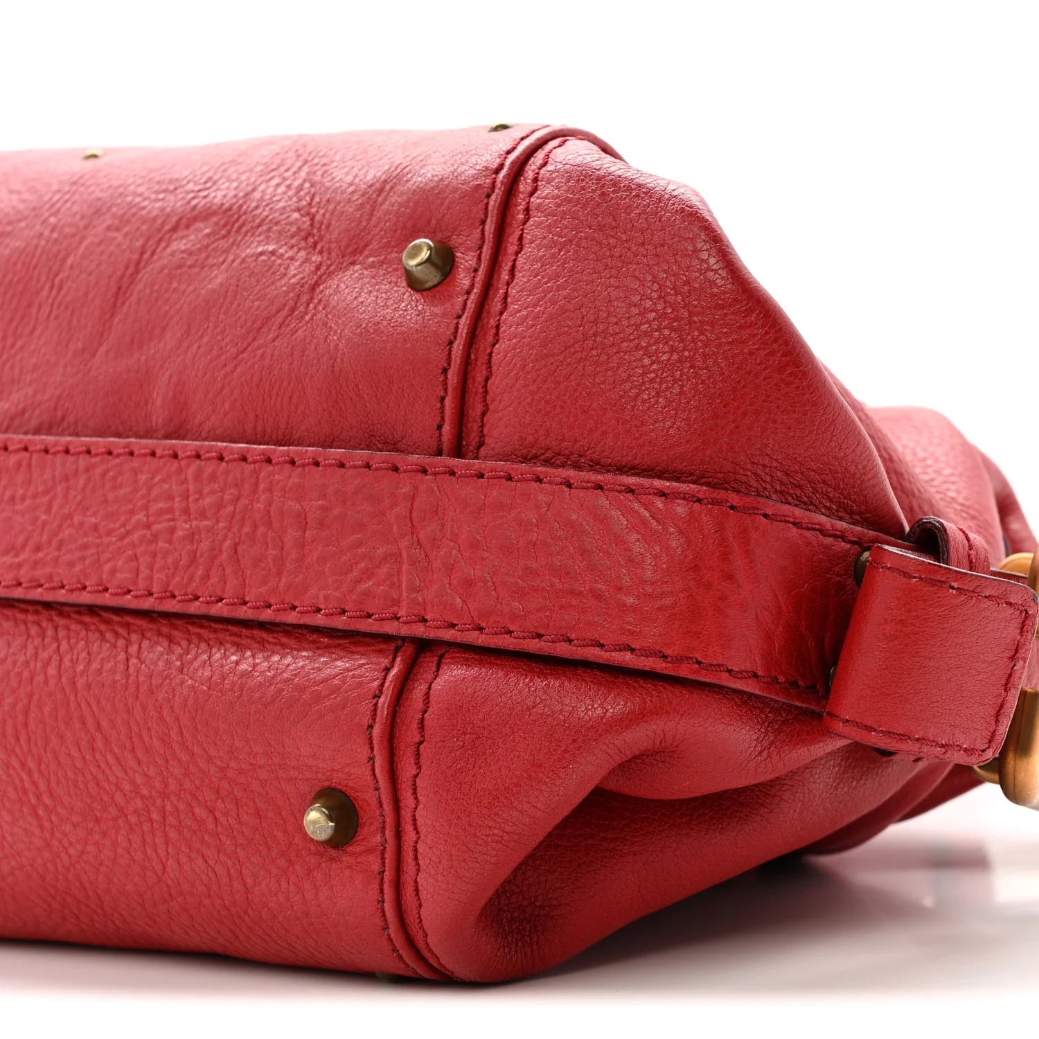 Calfskin Medium Paddington Satchel Rouge - Image 10