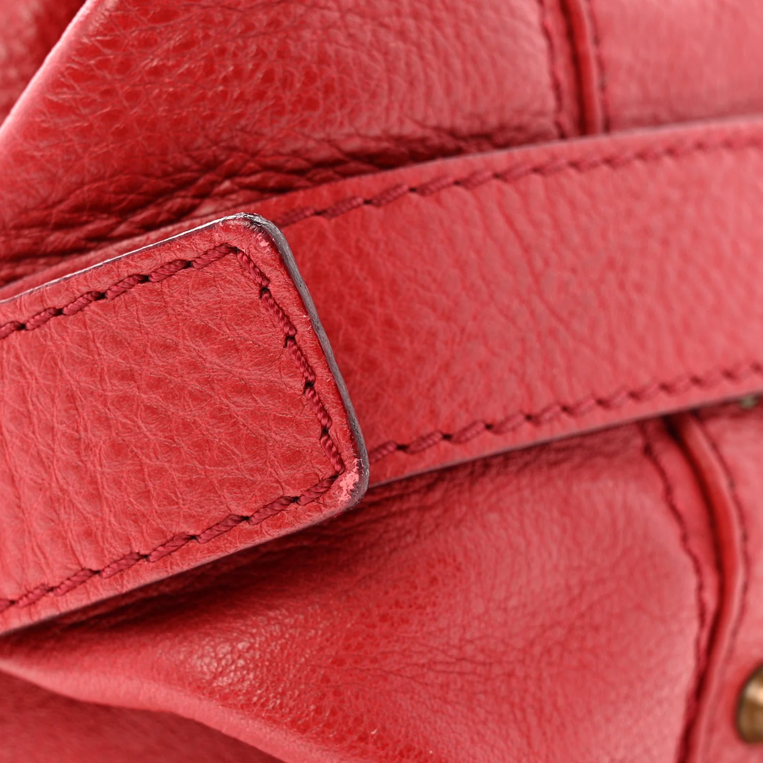 Calfskin Medium Paddington Satchel Rouge - Image 13