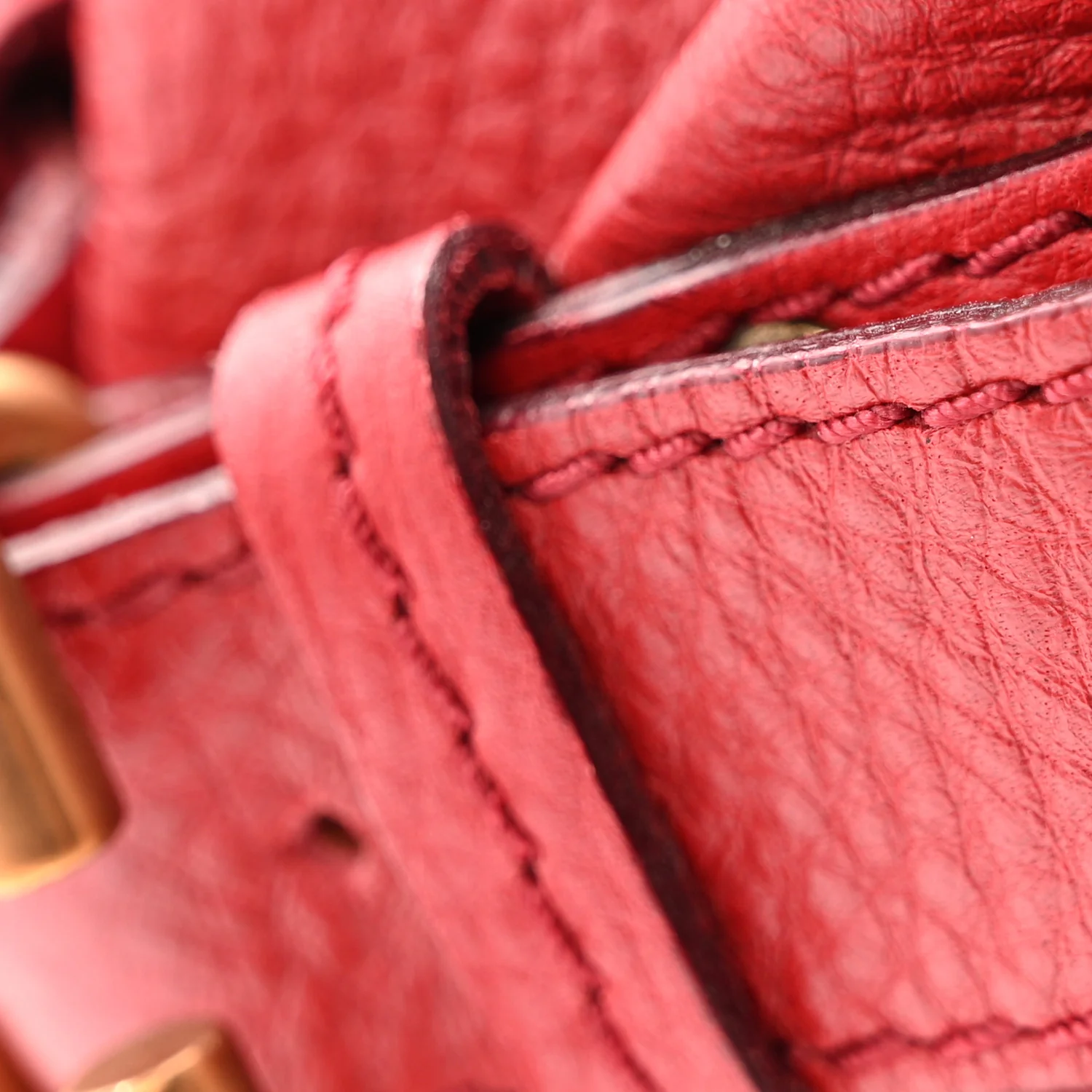 Calfskin Medium Paddington Satchel Rouge - Image 14