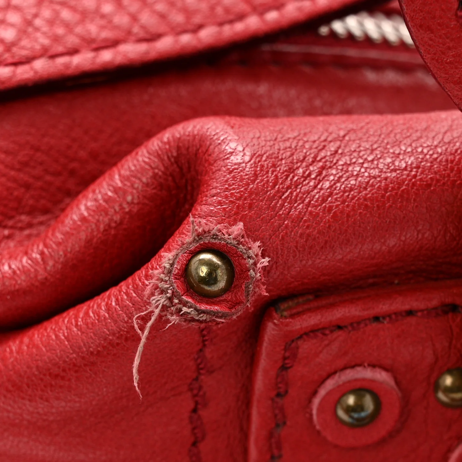 Calfskin Medium Paddington Satchel Rouge - Image 22