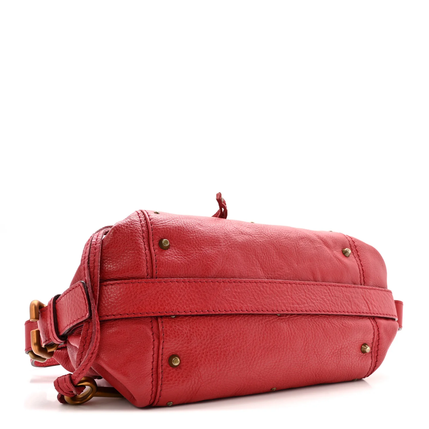 Calfskin Medium Paddington Satchel Rouge - Image 4