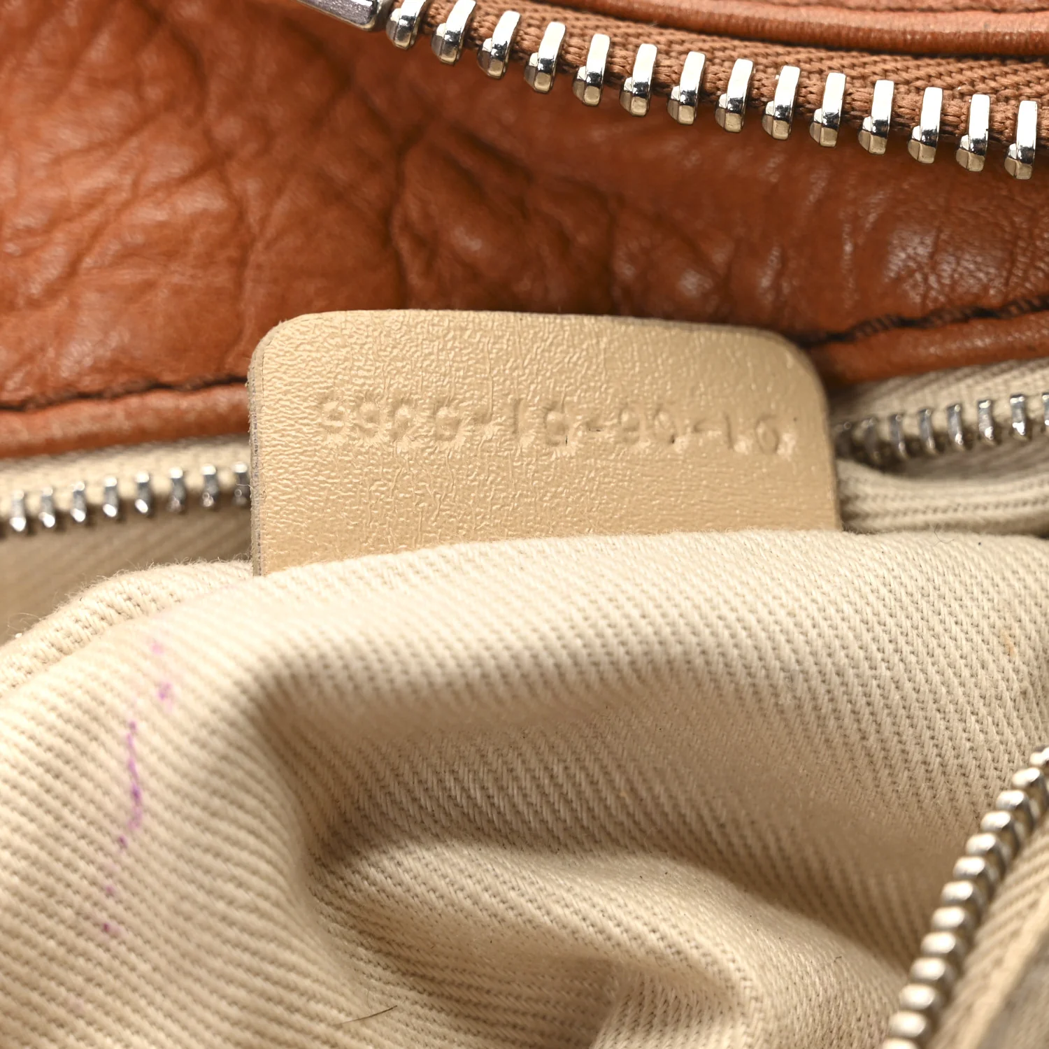 Calfskin Medium Paddington Satchel Tan - Image 7