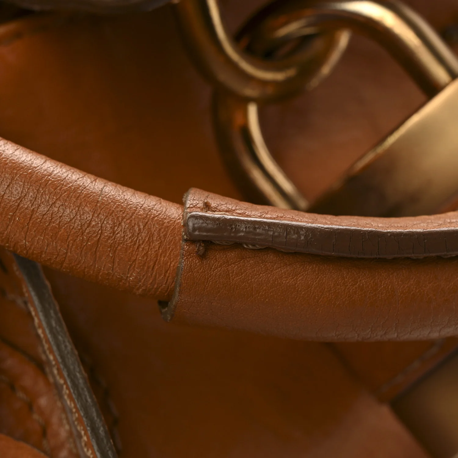 Calfskin Medium Paddington Satchel Tan - Image 13