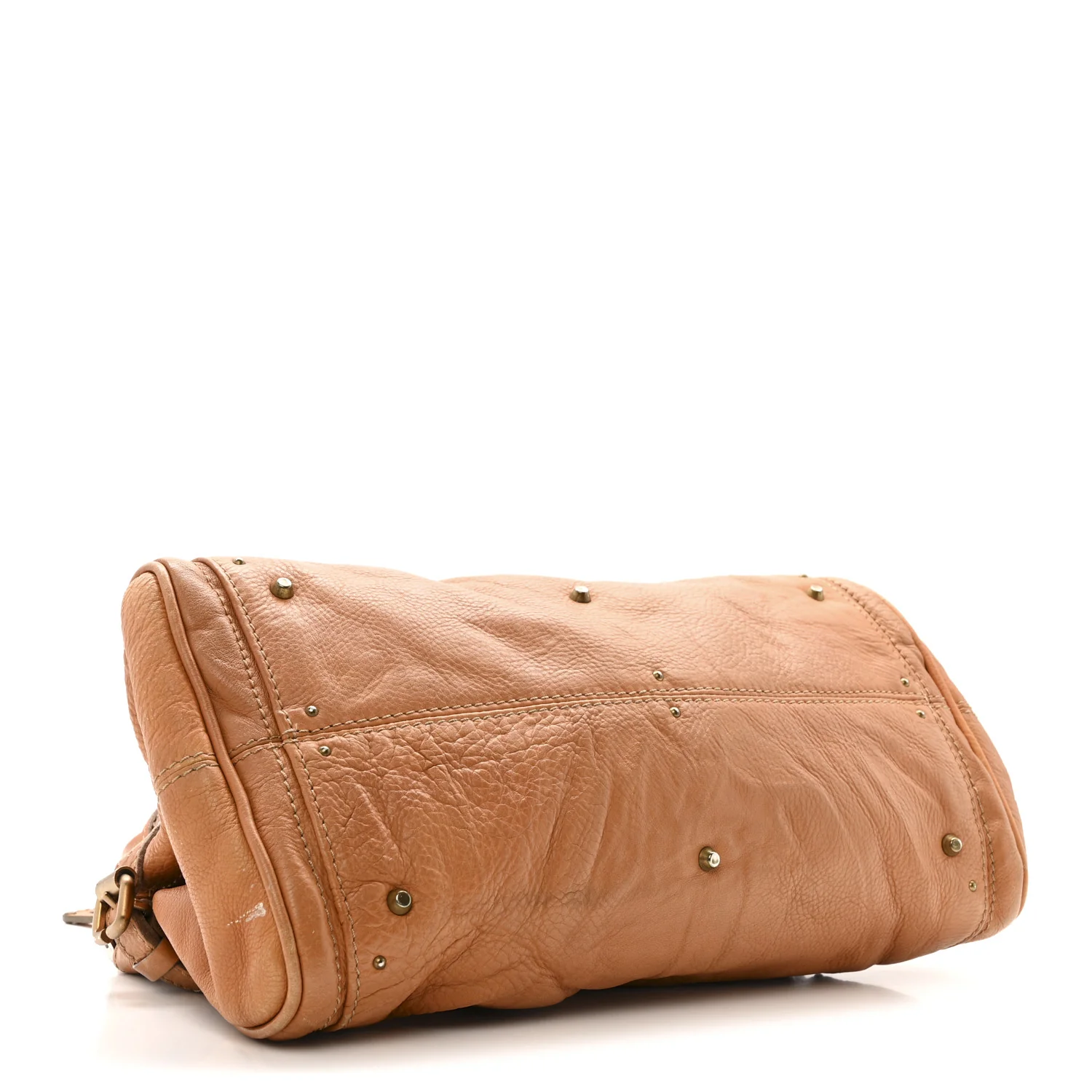 Calfskin Medium Paddington Satchel Tan - Image 4