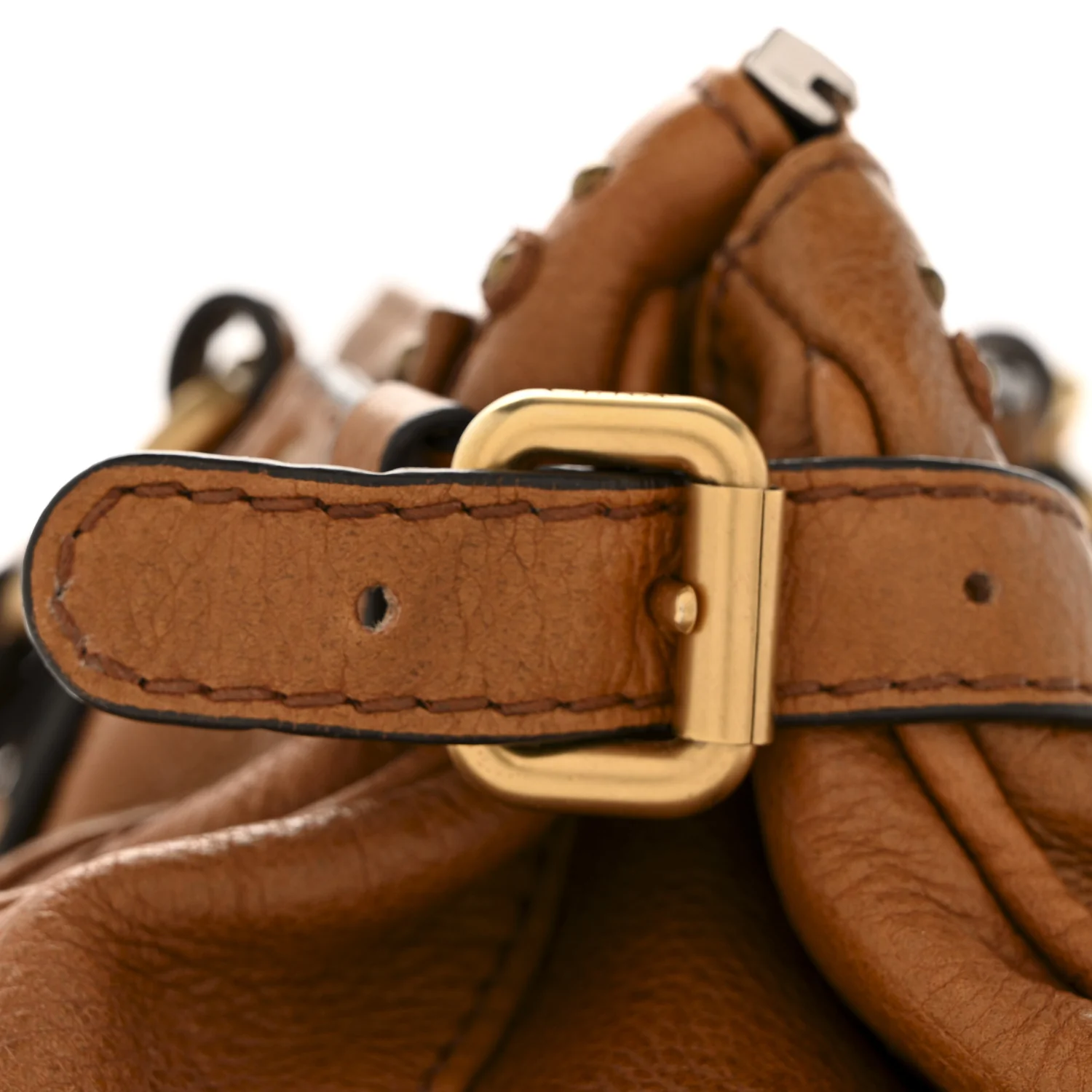 Calfskin Medium Paddington Satchel Tan - Image 11