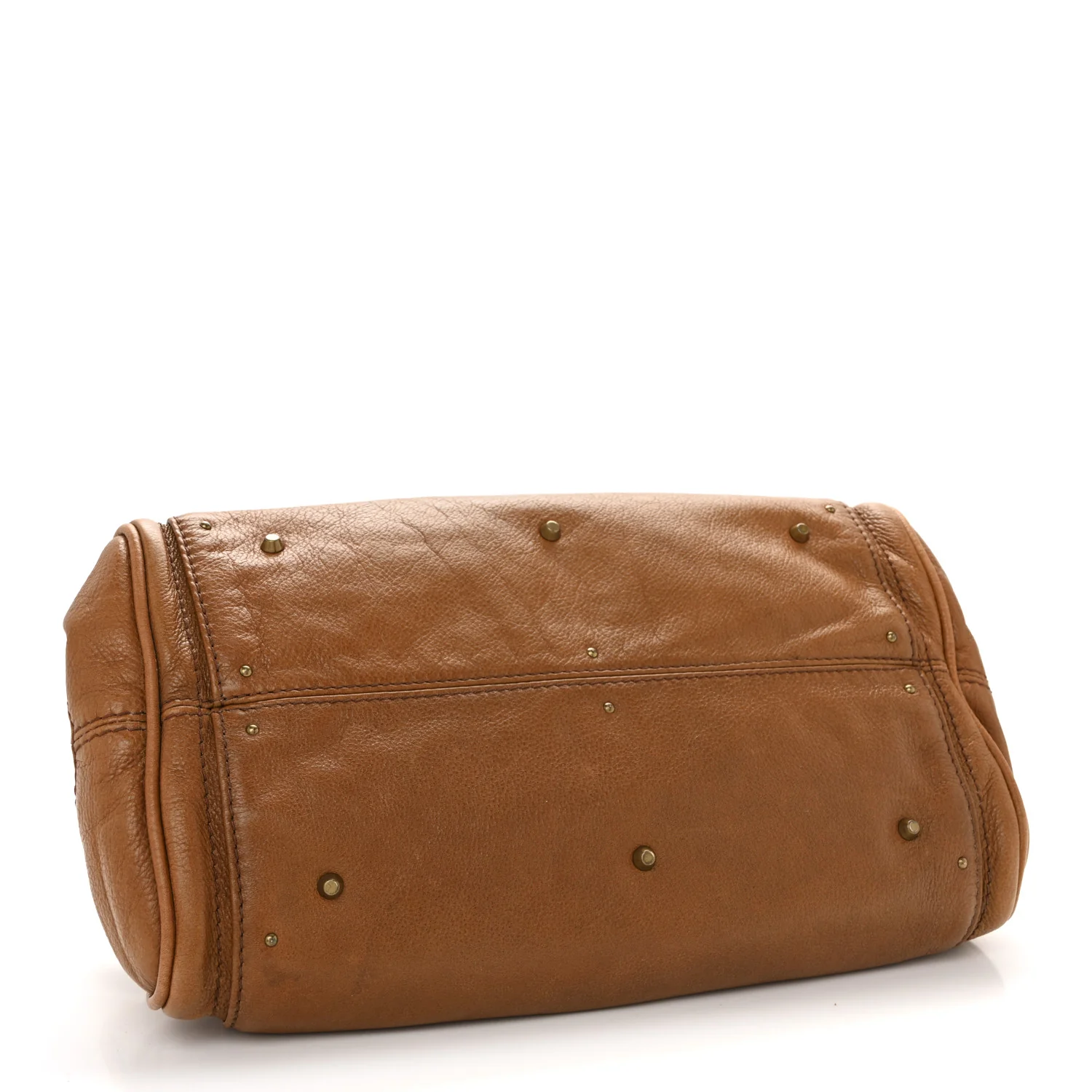 Calfskin Medium Paddington Satchel Tan - Image 4
