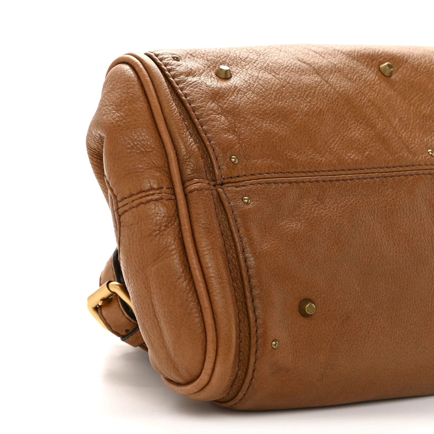Calfskin Medium Paddington Satchel Tan - Image 9