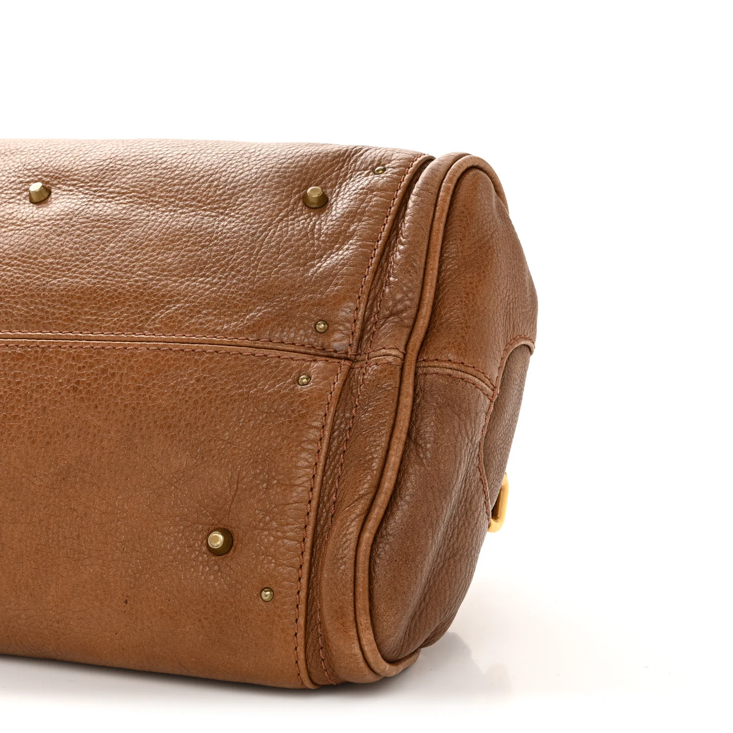 Calfskin Medium Paddington Satchel Tan - Image 10