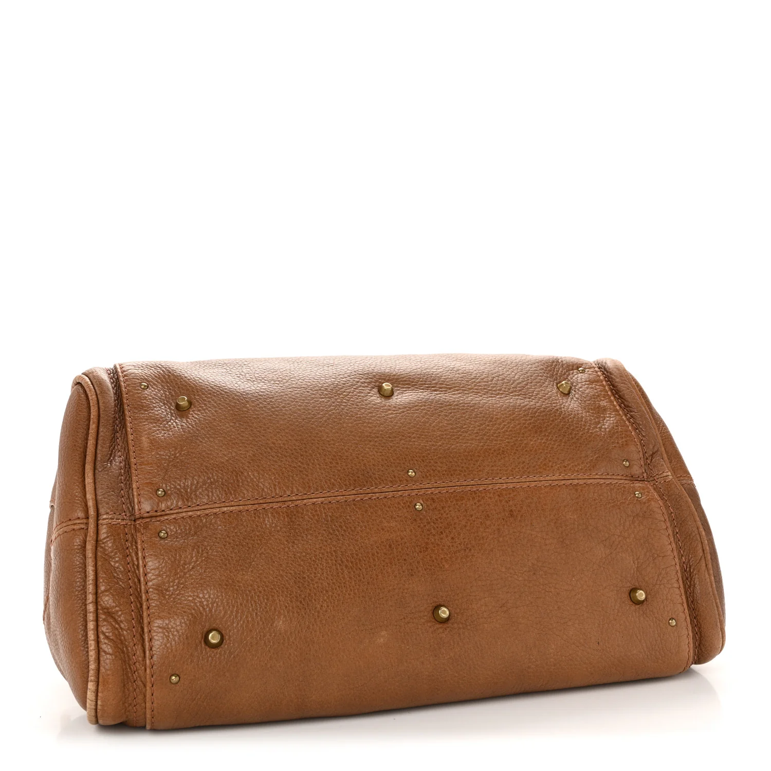 Calfskin Medium Paddington Satchel Tan - Image 4