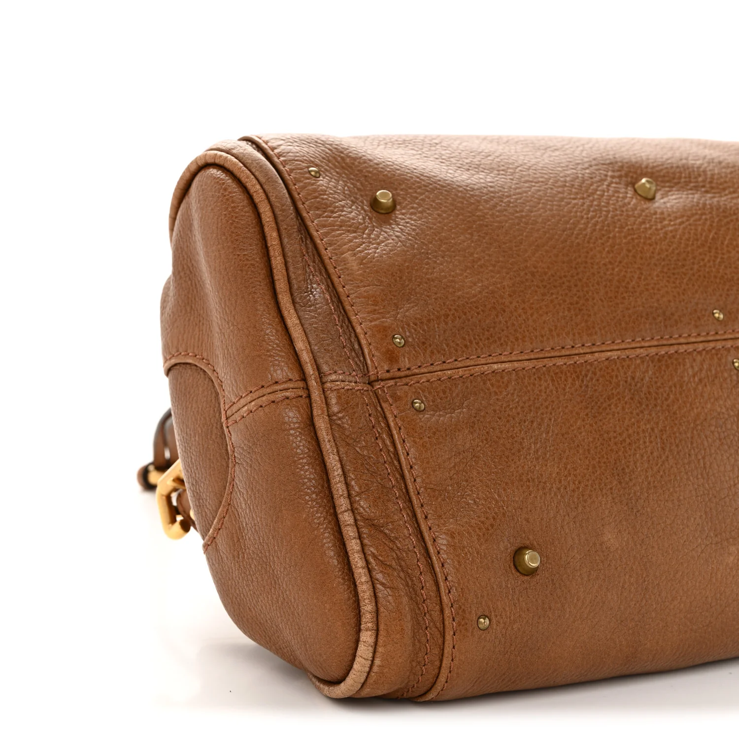 Calfskin Medium Paddington Satchel Tan - Image 9