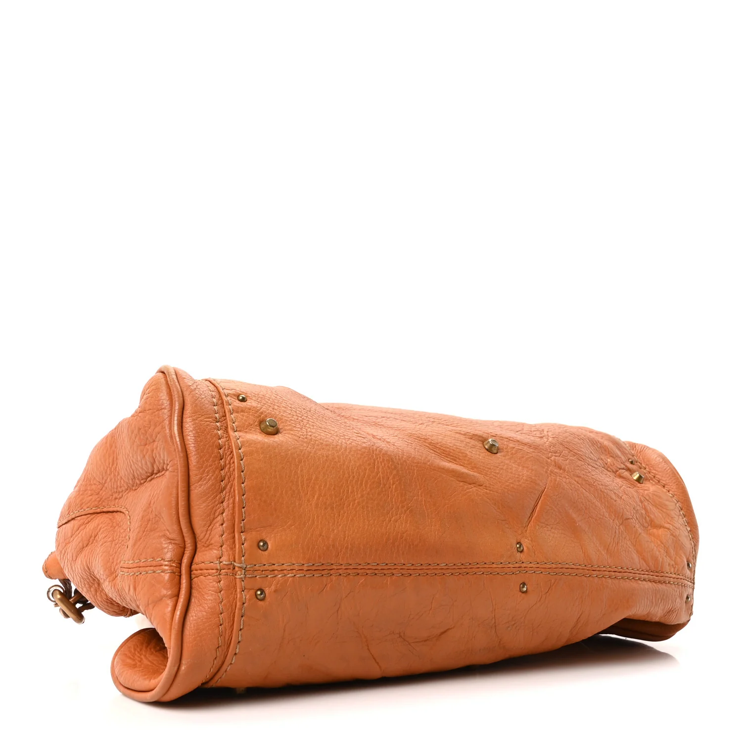 Calfskin Medium Paddington Satchel Tan - Image 4