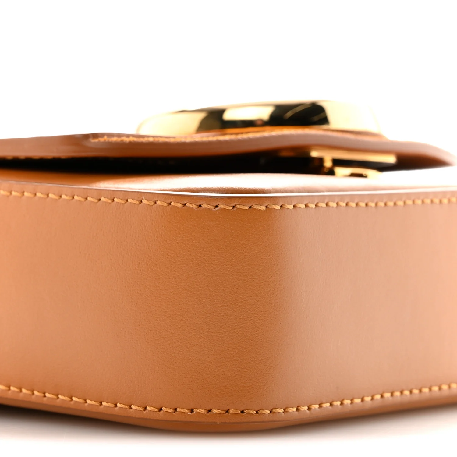 Calfskin Mini C Double Carry Autumnal Brown - Image 9