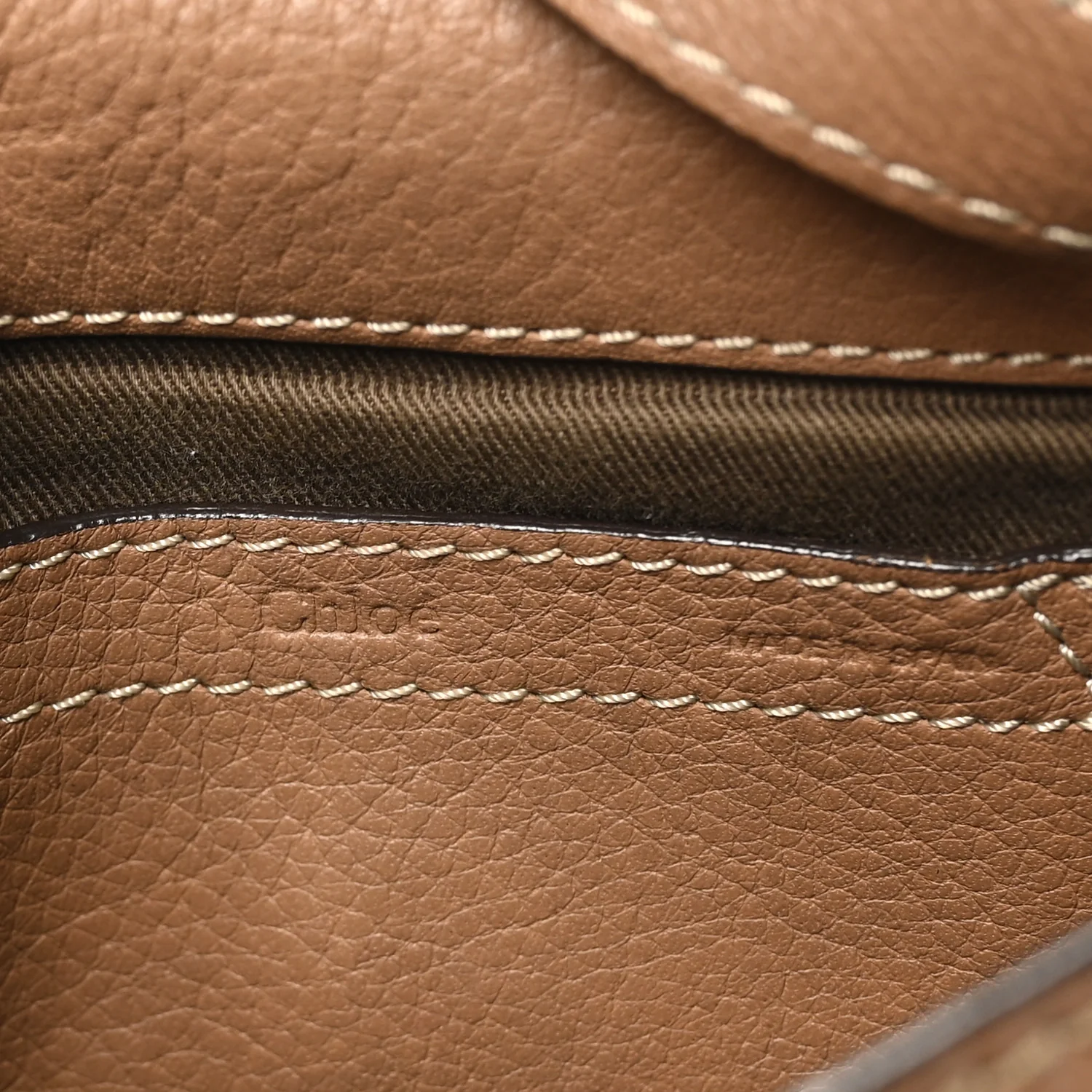 Calfskin Mini Marcie Round Crossbody Bag Nut - Image 6