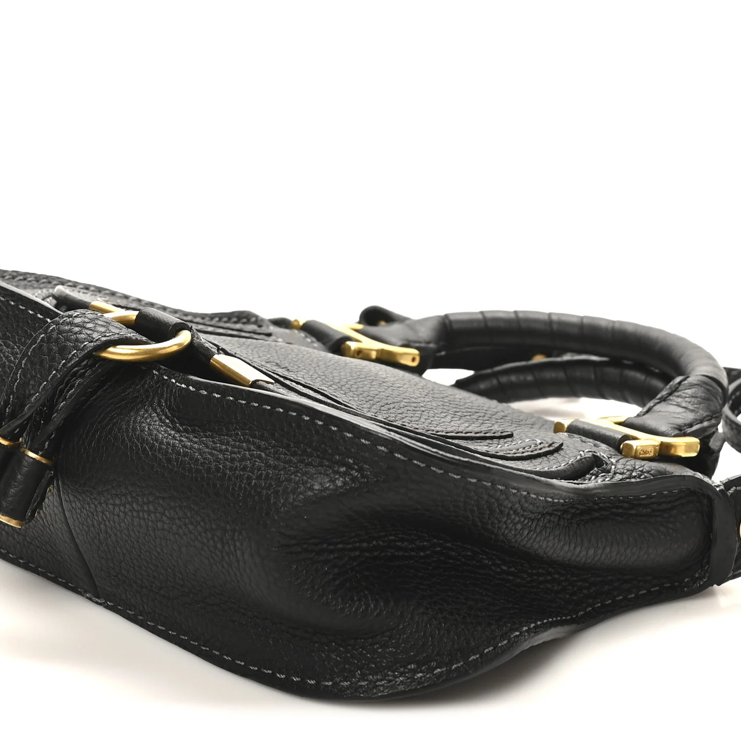 Calfskin Mini Marcie Satchel Black - Image 9