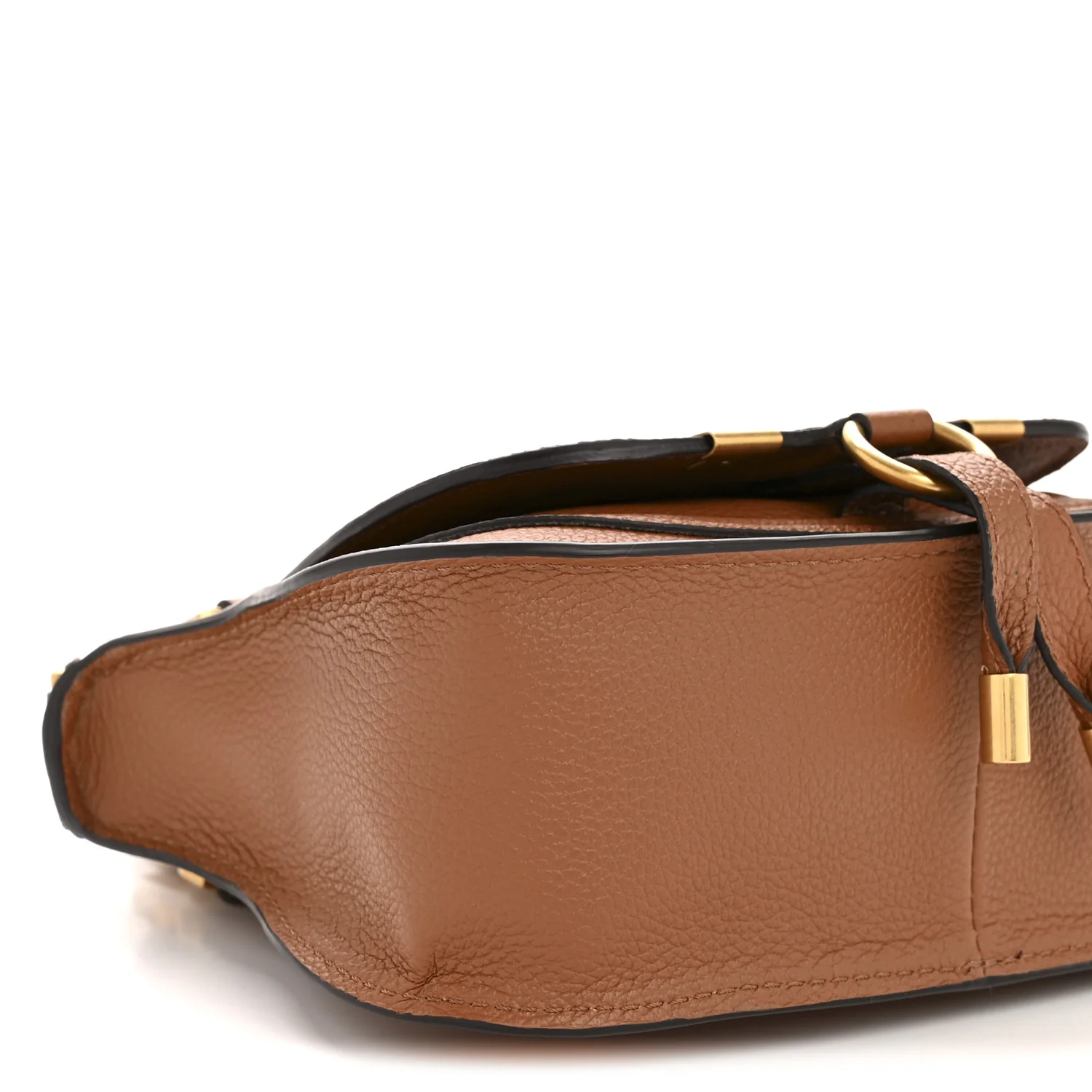 Calfskin Mini Marcie Satchel Tan - Image 9