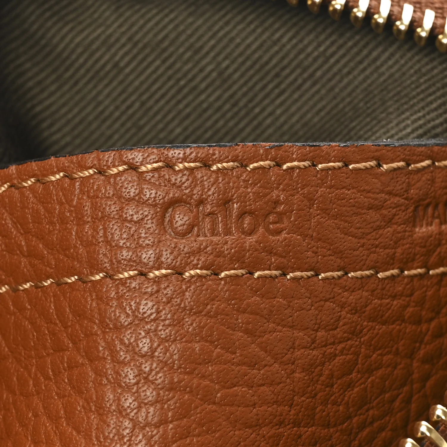 Calfskin Mini Marcie Satchel Tan - Image 6