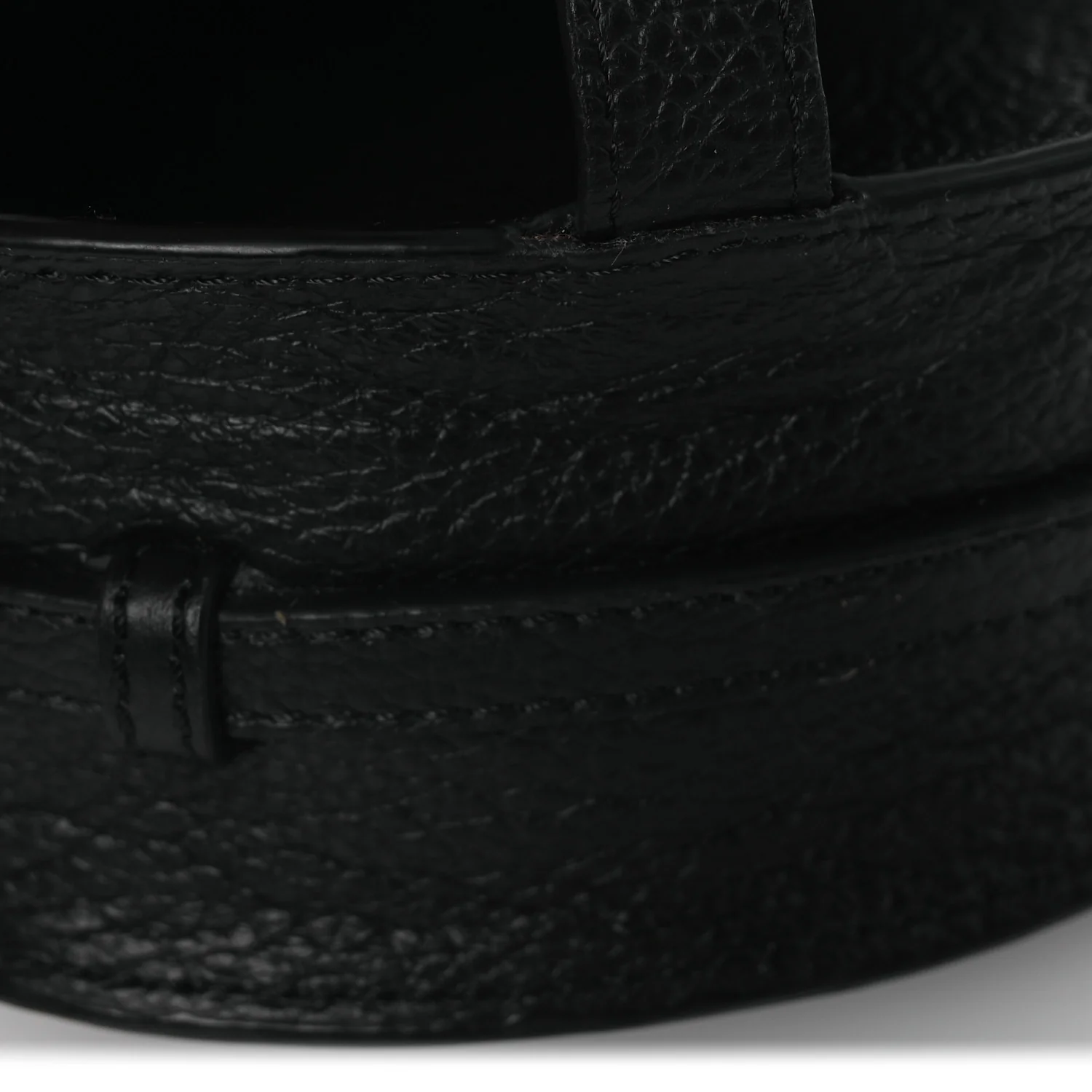 Calfskin Nano Marcie Saddle Bag Black - Image 12