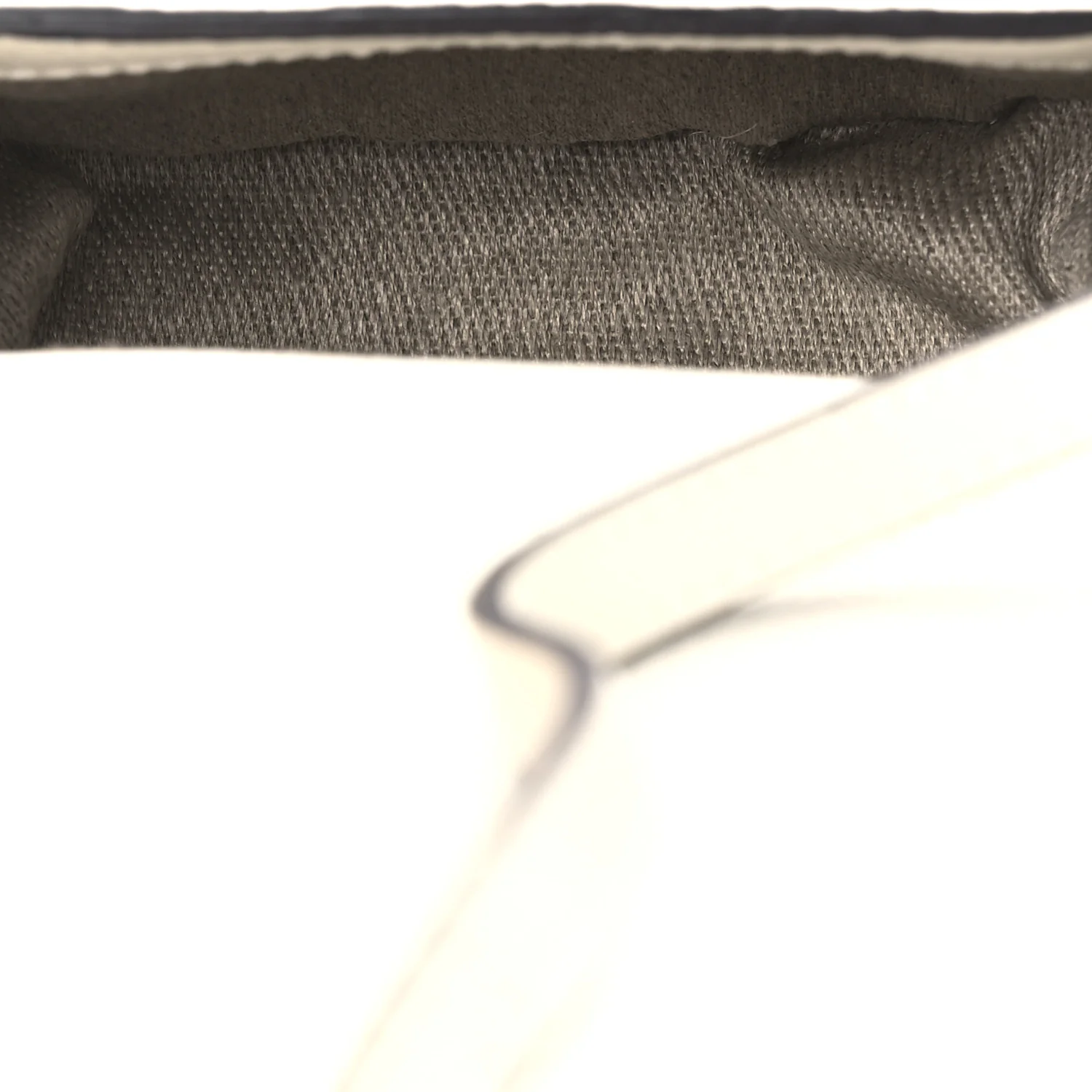 Calfskin Nano Marcie Saddle Bag White - Image 5