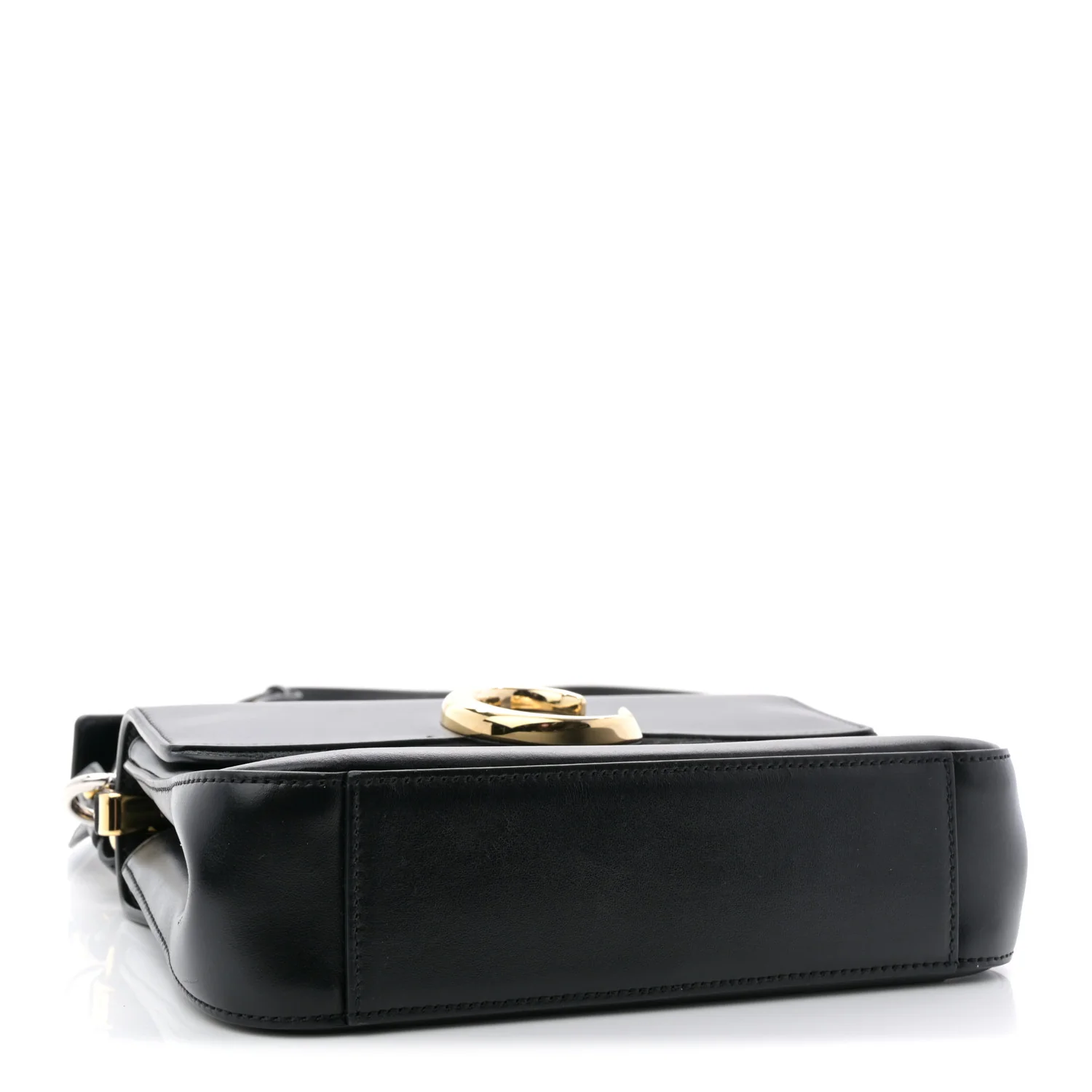 Calfskin Small C Double Carry Black - Image 7