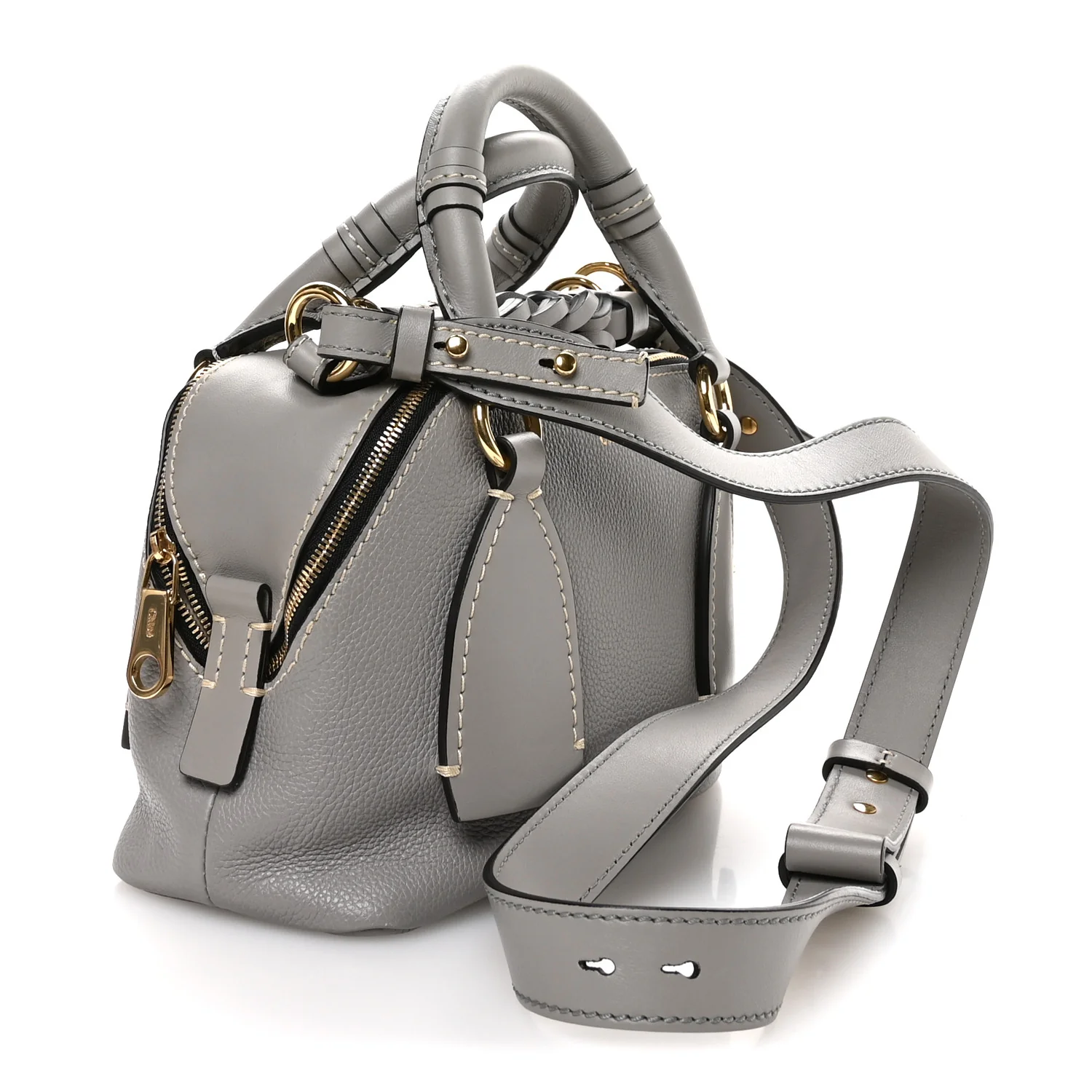 Calfskin Small Daria Stormy Grey - Image 3