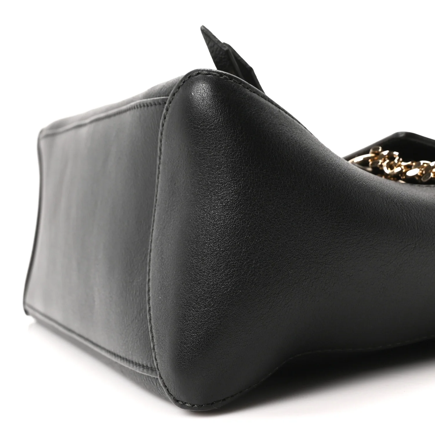 Calfskin Small Faye Day Shoulder Bag Black - Image 19