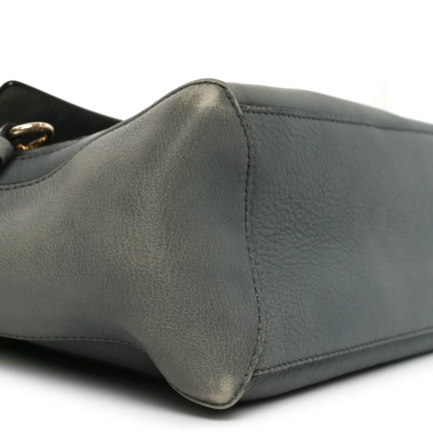 Calfskin Small Faye Day Shoulder Bag Cloudy Blue - Image 9