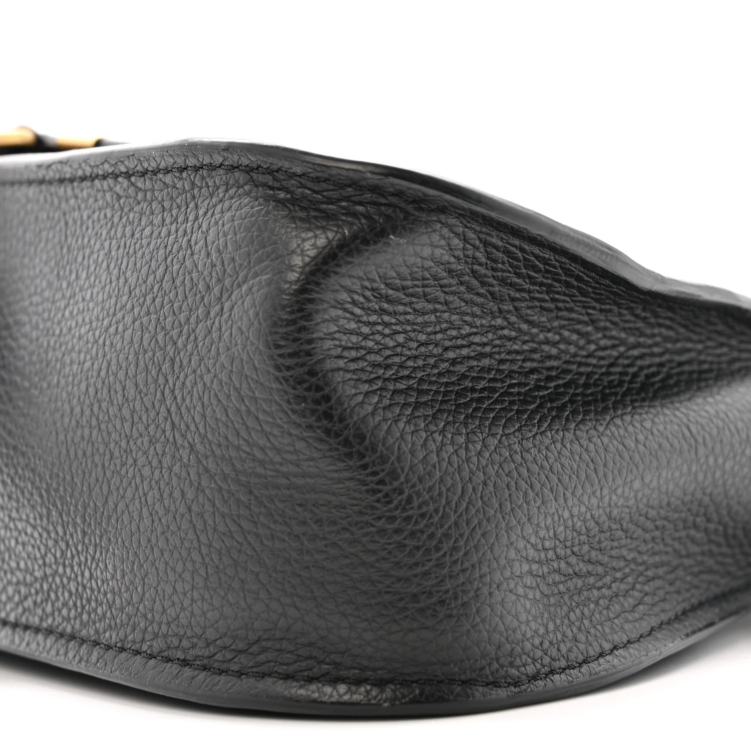 Calfskin Small Marcie Satchel Black - Image 10