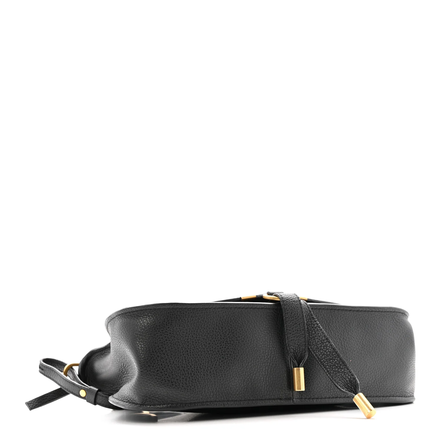 Calfskin Small Marcie Satchel Black - Image 4