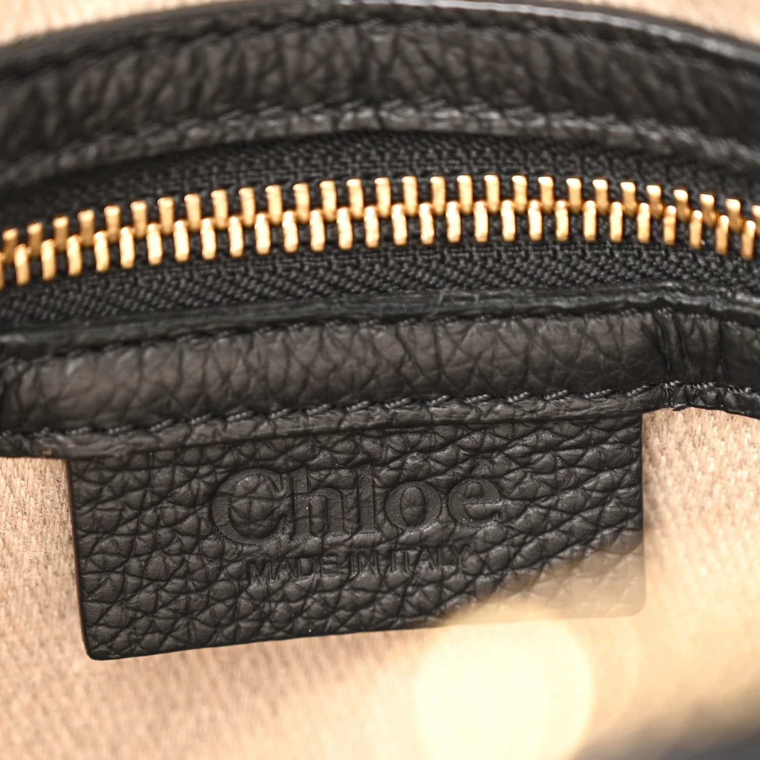 Calfskin Small Marcie Satchel Black - Image 6