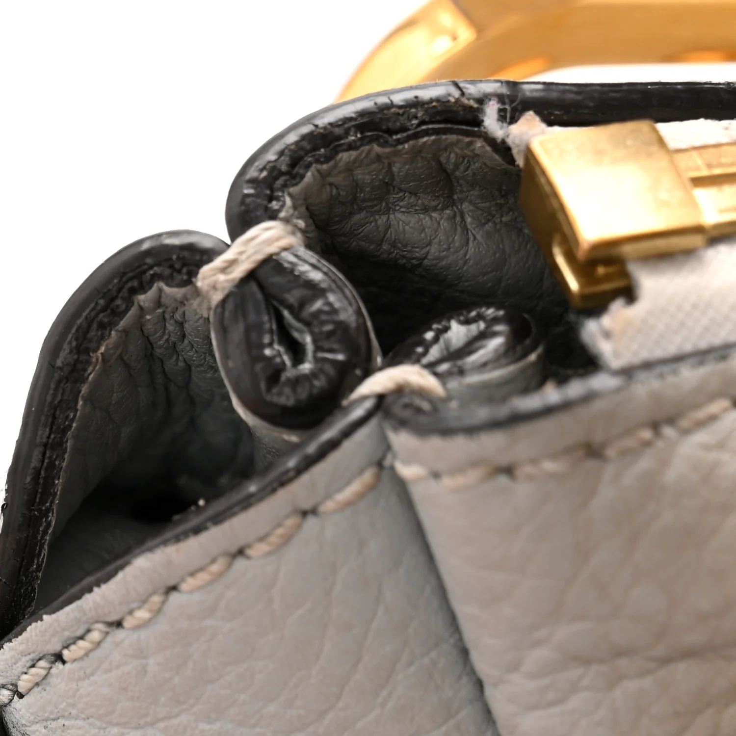 Calfskin Small Marcie Satchel Faded Blue - Image 10