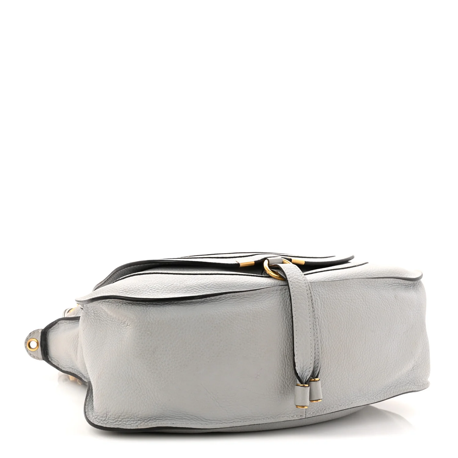Calfskin Small Marcie Satchel Faded Blue - Image 4