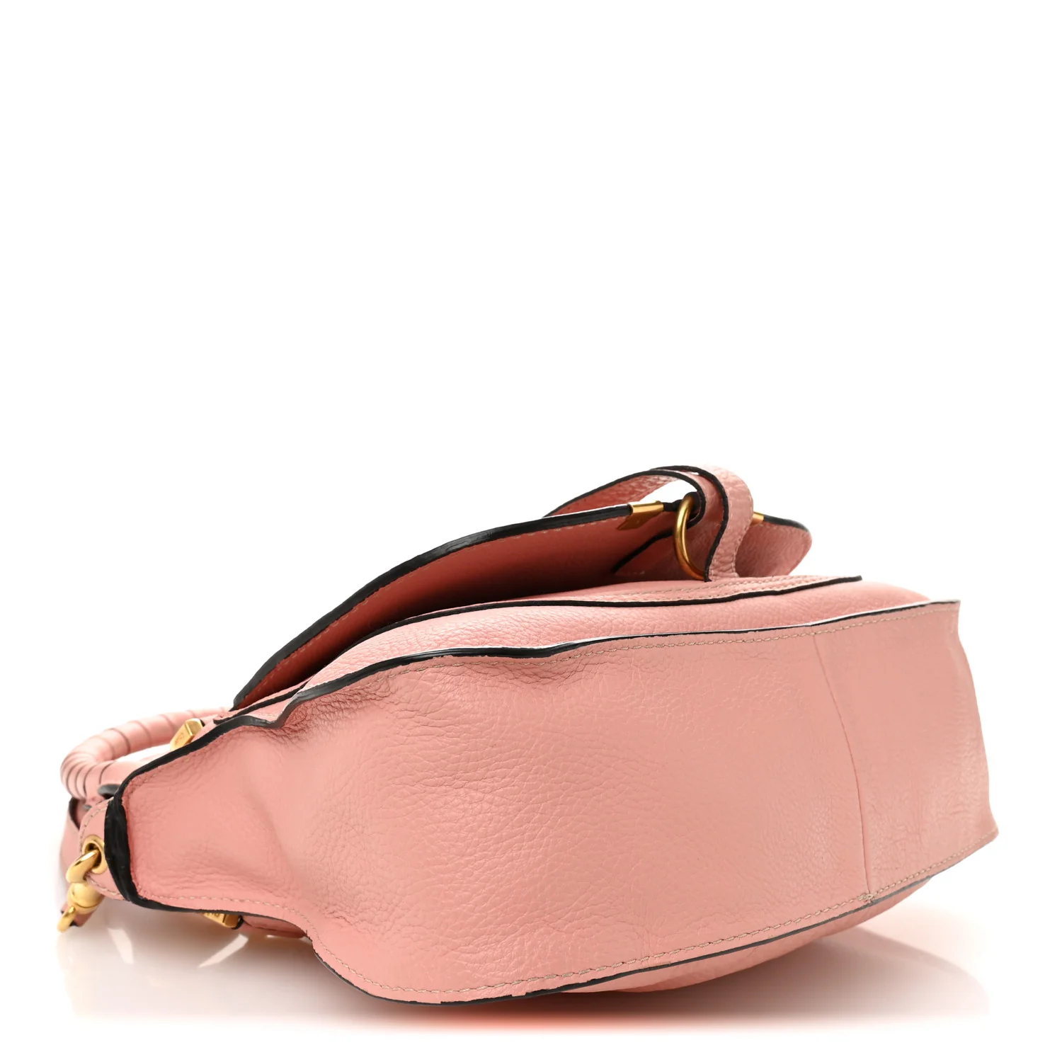 Calfskin Small Marcie Satchel Light Pink - Image 4