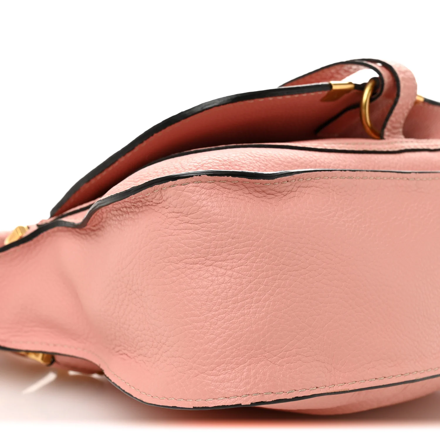 Calfskin Small Marcie Satchel Light Pink - Image 9