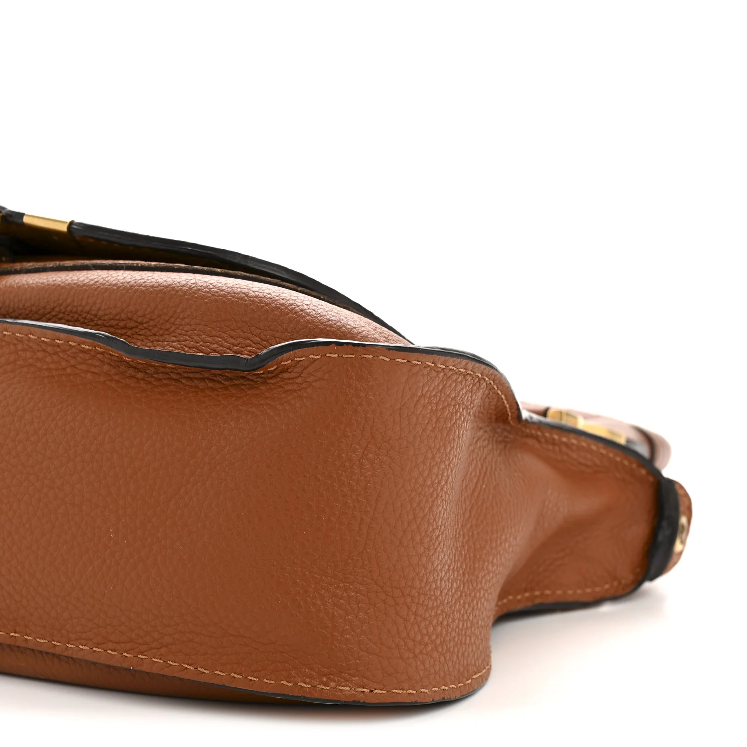 Calfskin Small Marcie Satchel Tan - Image 10