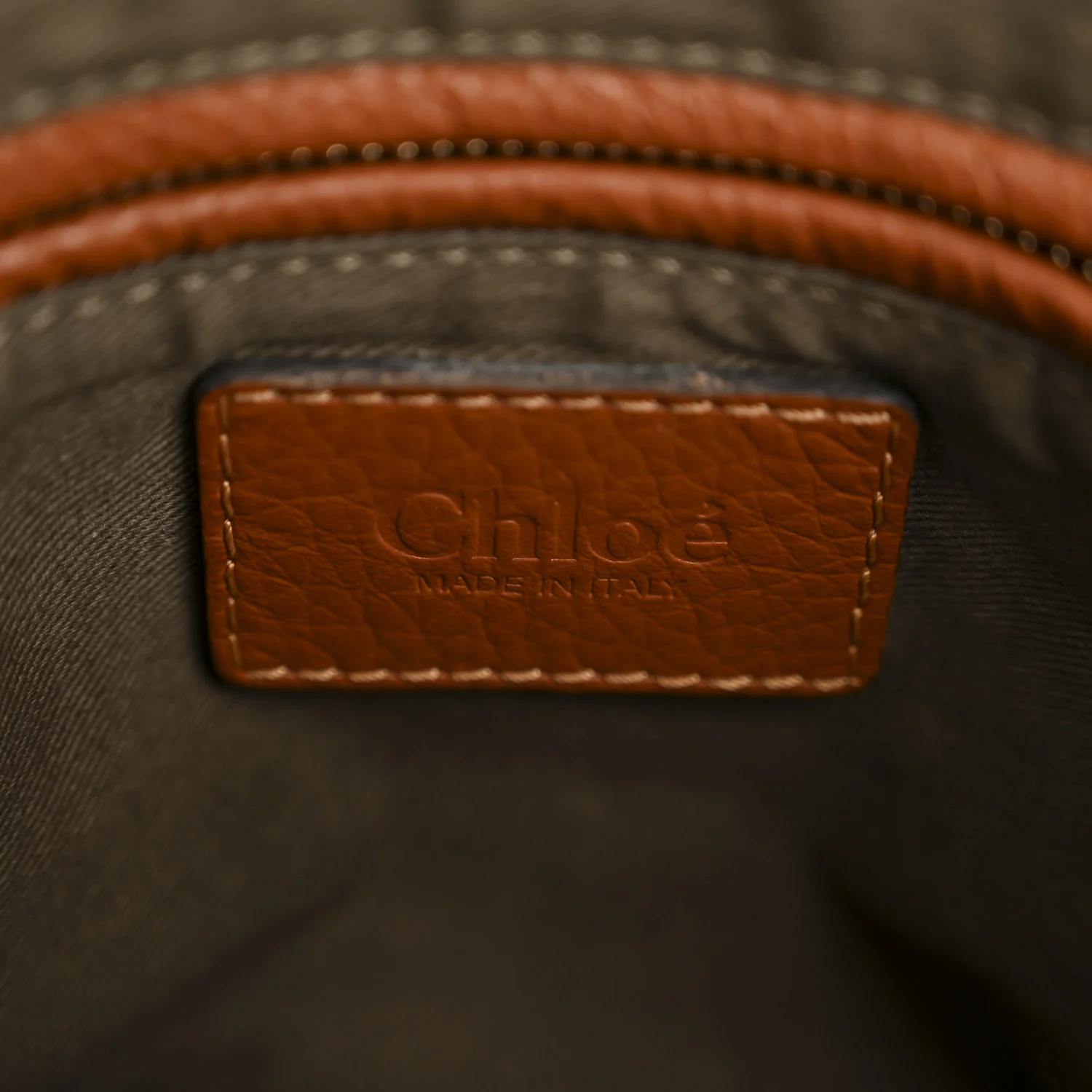 Calfskin Small Marcie Satchel Tan - Image 6