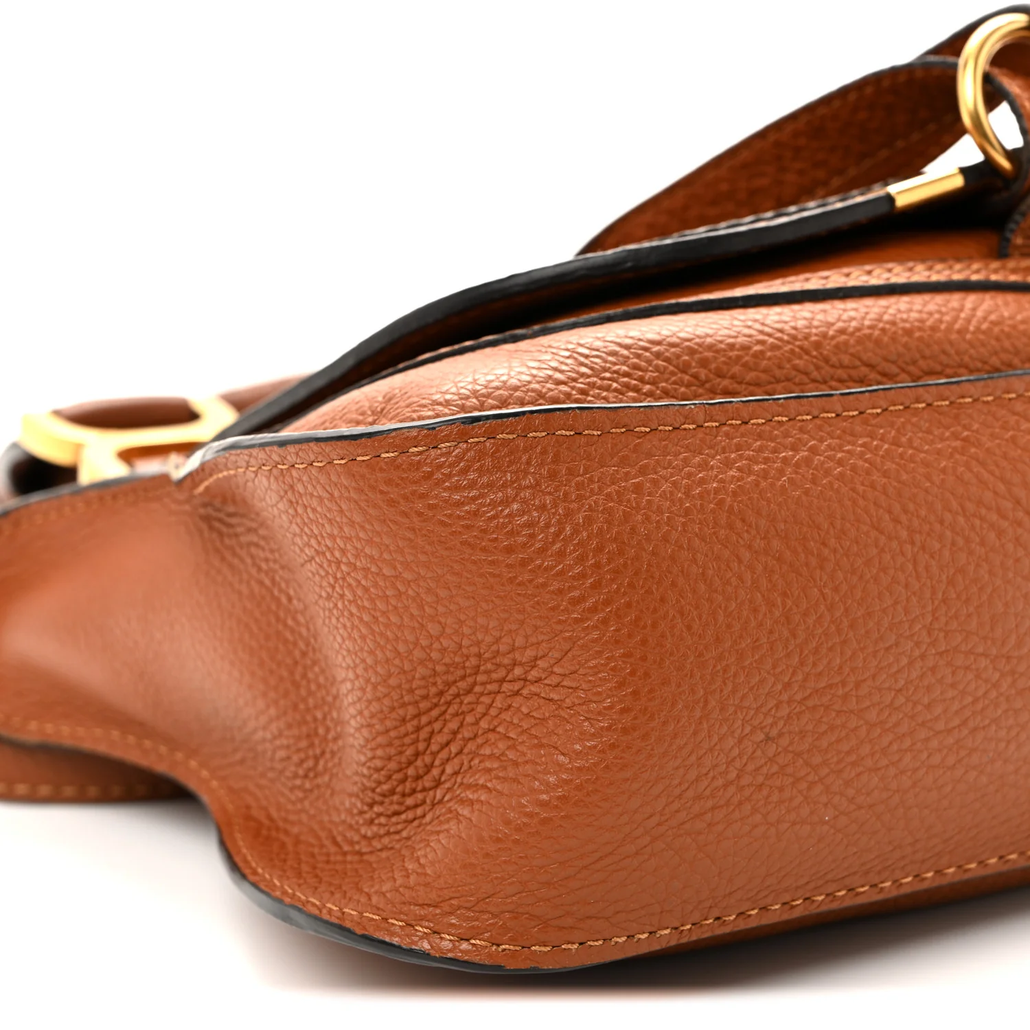 Calfskin Small Marcie Satchel Tan - Image 9