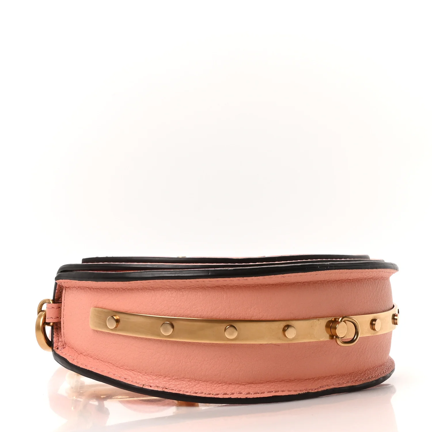 Calfskin Small Nile Bracelet Minaudiere Bag Ideal Blush - Image 4