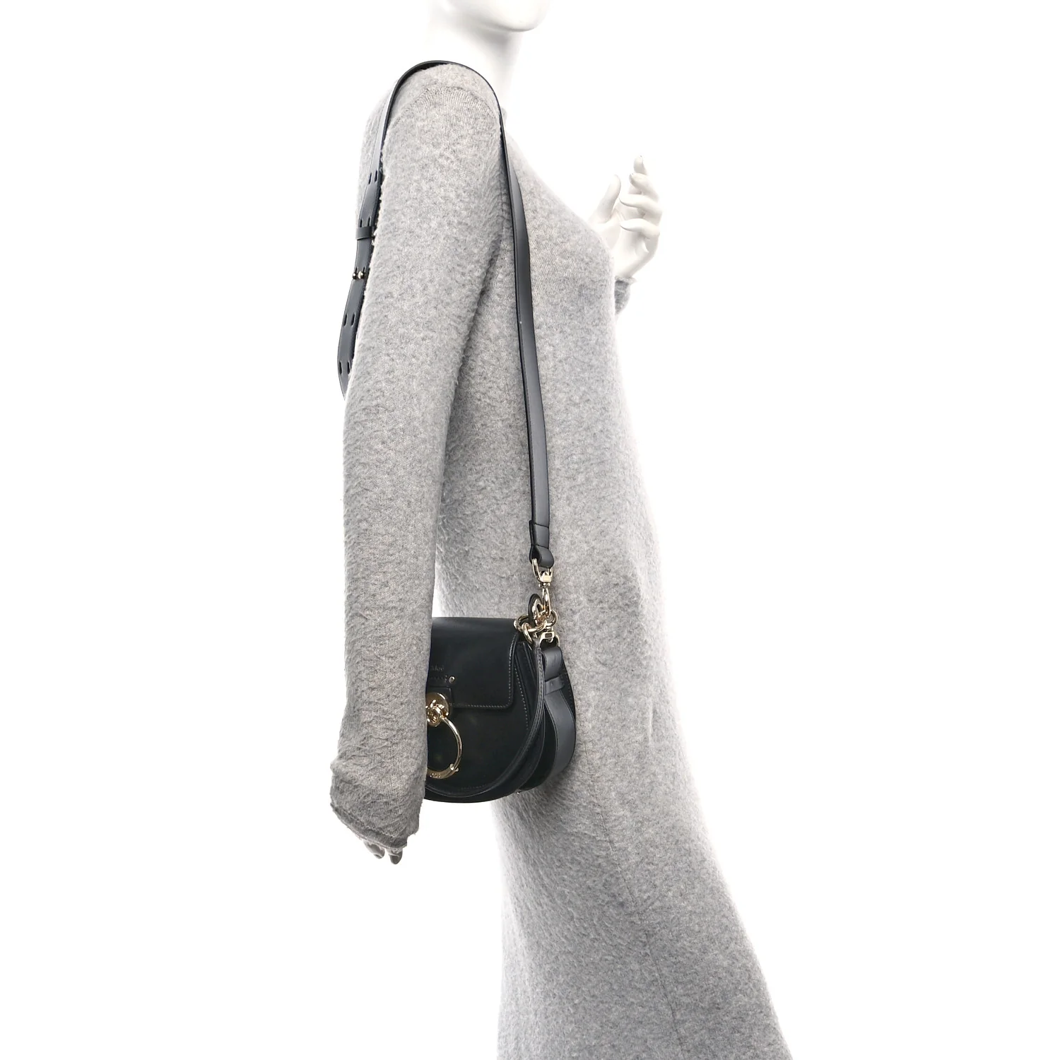 Calfskin Small Tess Bag Black - Image 2