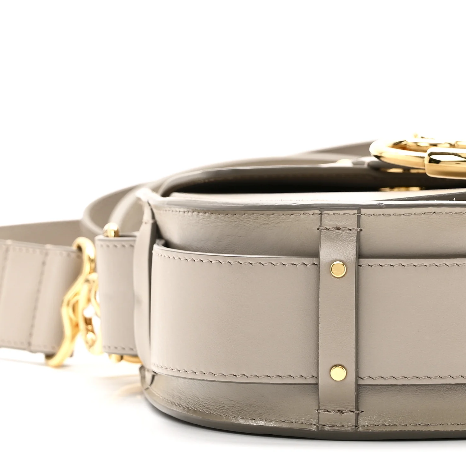 Calfskin Small Tess Bag Motty Grey - Image 8