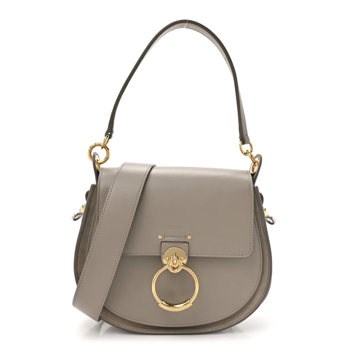 Calfskin Small Tess Bag Motty Grey